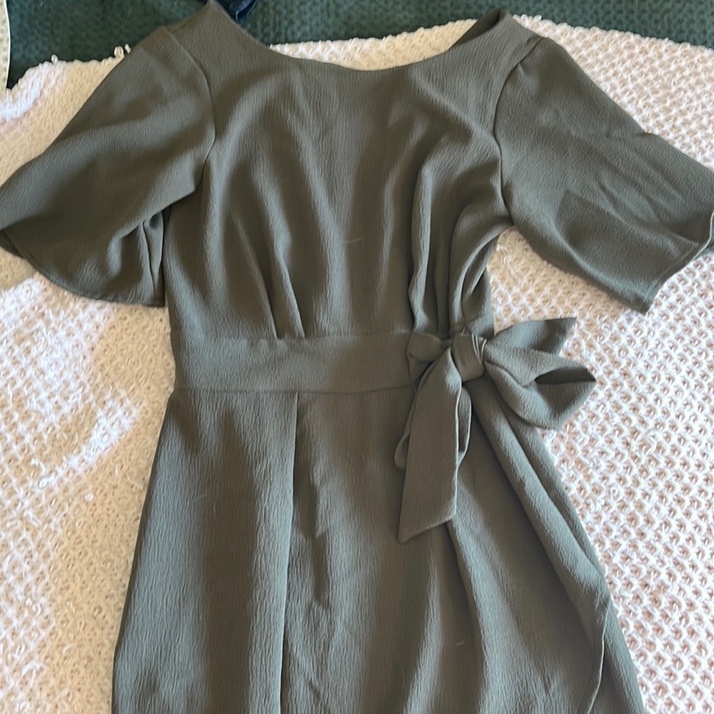 ASOS Green Mid-Length Pencil Dress